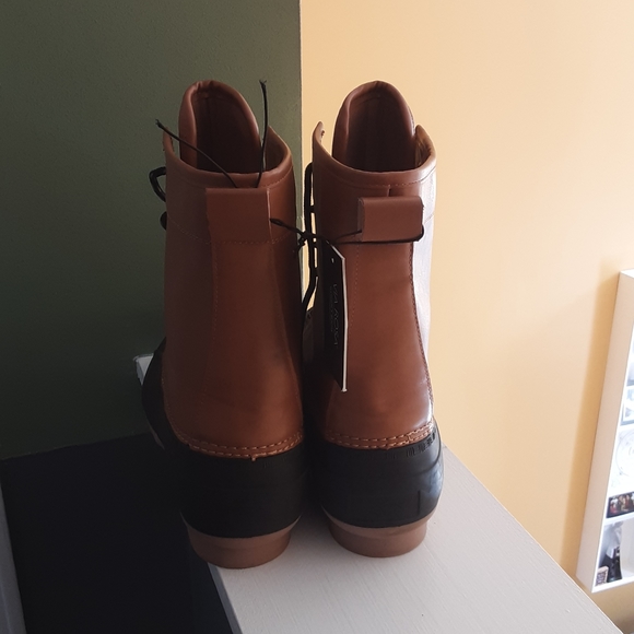 NWT Duck Rainboots 11 Black/cognac SOLD SOLD - Picture 2 of 8